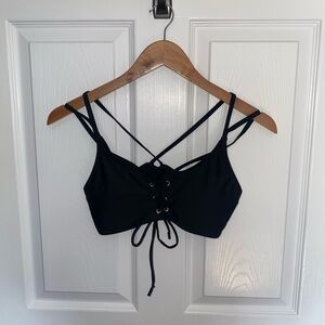 Black bikini top